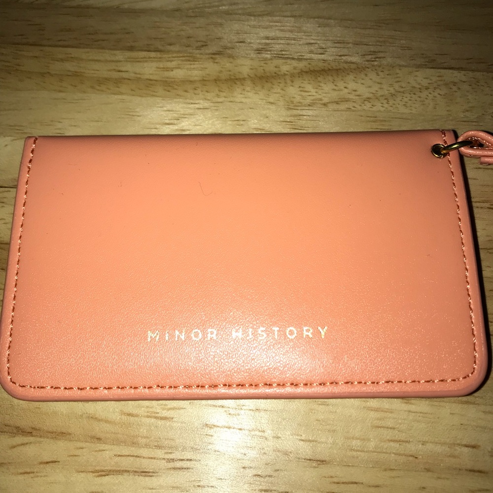 🌻🌻Mini Wallet/Card Carrier, Peach&Gold🌻🌻 - Picture 3 of 3